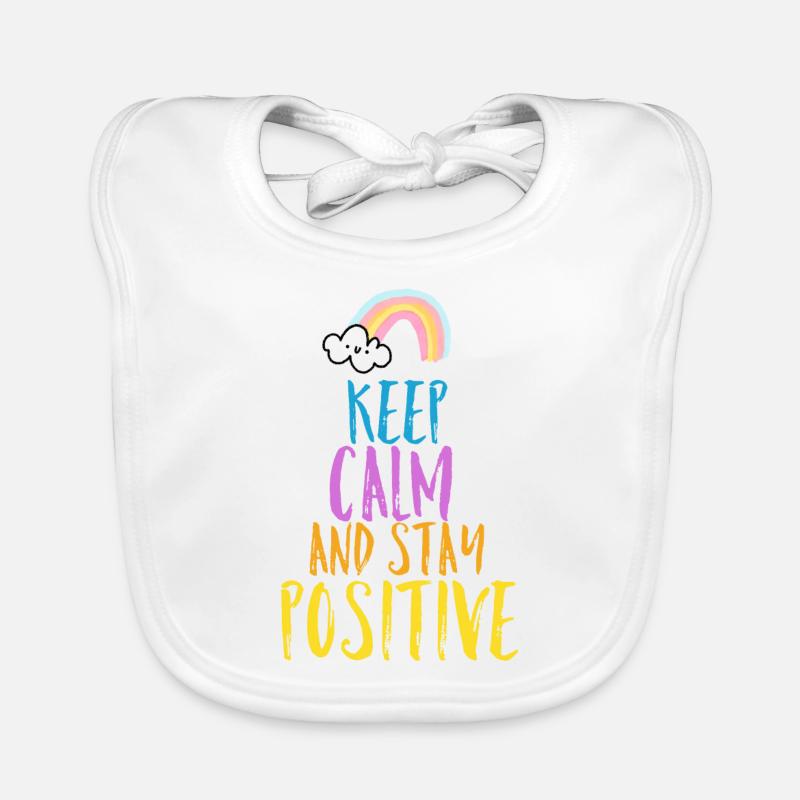 Positive saying Organic Baby Bibs
