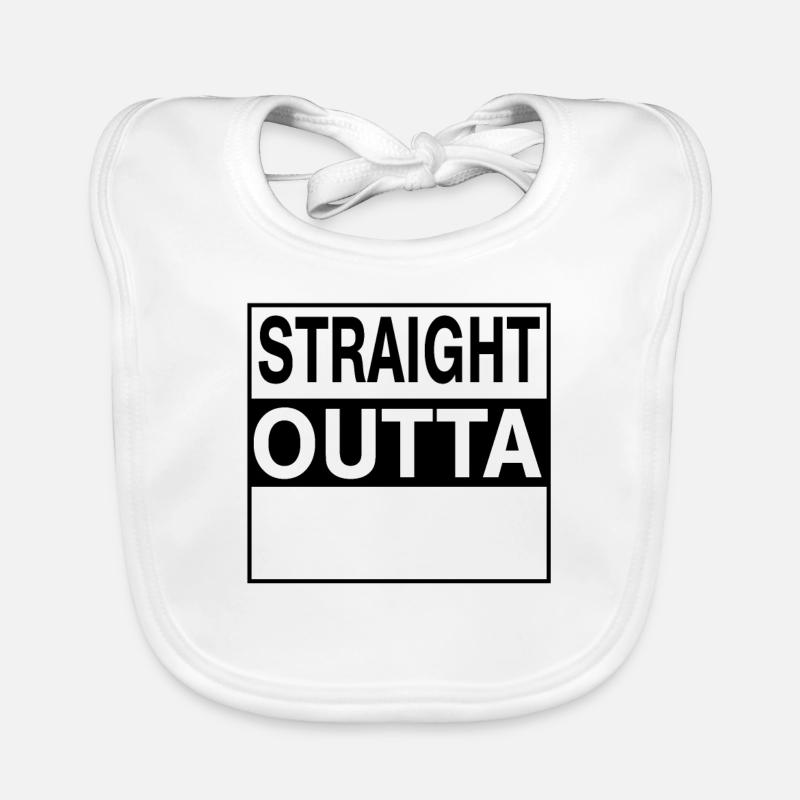 Straight outta template Organic Baby Bibs