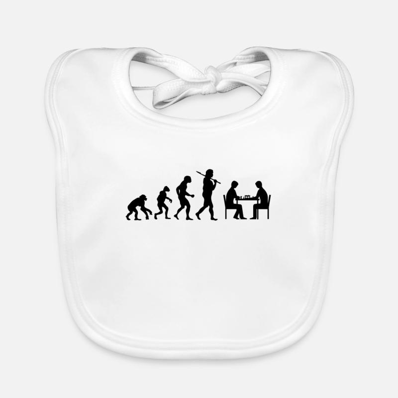 Evolution Schach Baby Bio-Lätzchen