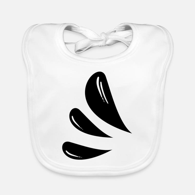 Tropfen Symbole Baby Bio-Lätzchen