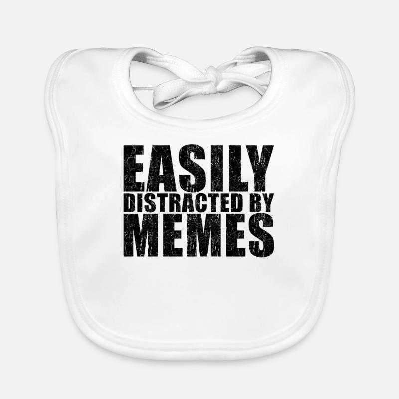 Mème drôle de dicton Bavoir bio Bébé