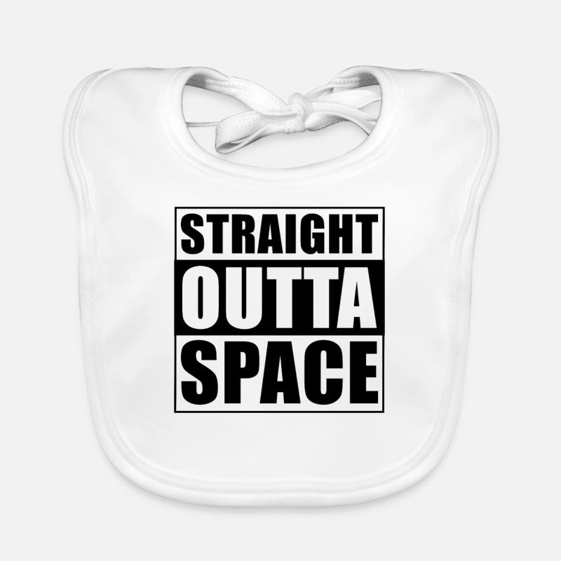 Straight outta Space Organic Baby Bibs
