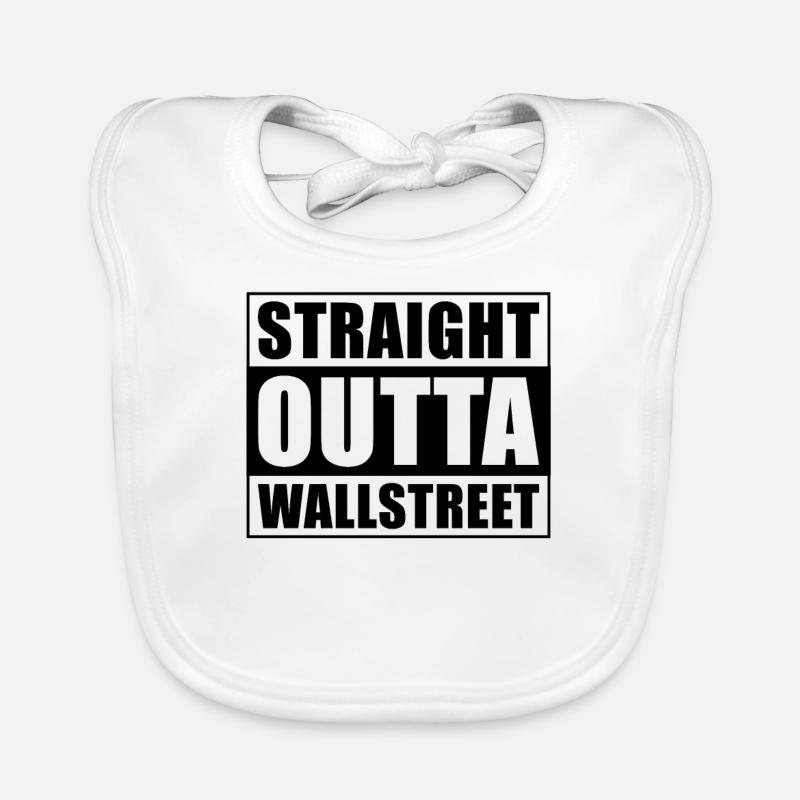 Straight outta Wallstreet Baby Bio-Lätzchen