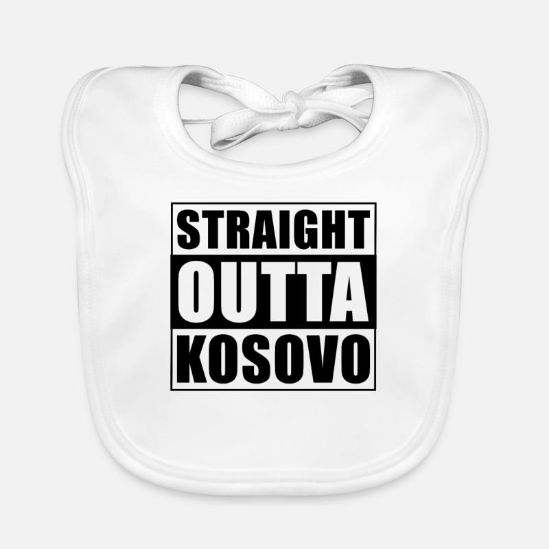 Sortie directe du Kosovo Bavoir bio Bébé