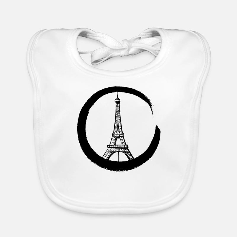 Eifelturm Paris Baby Bio-Lätzchen