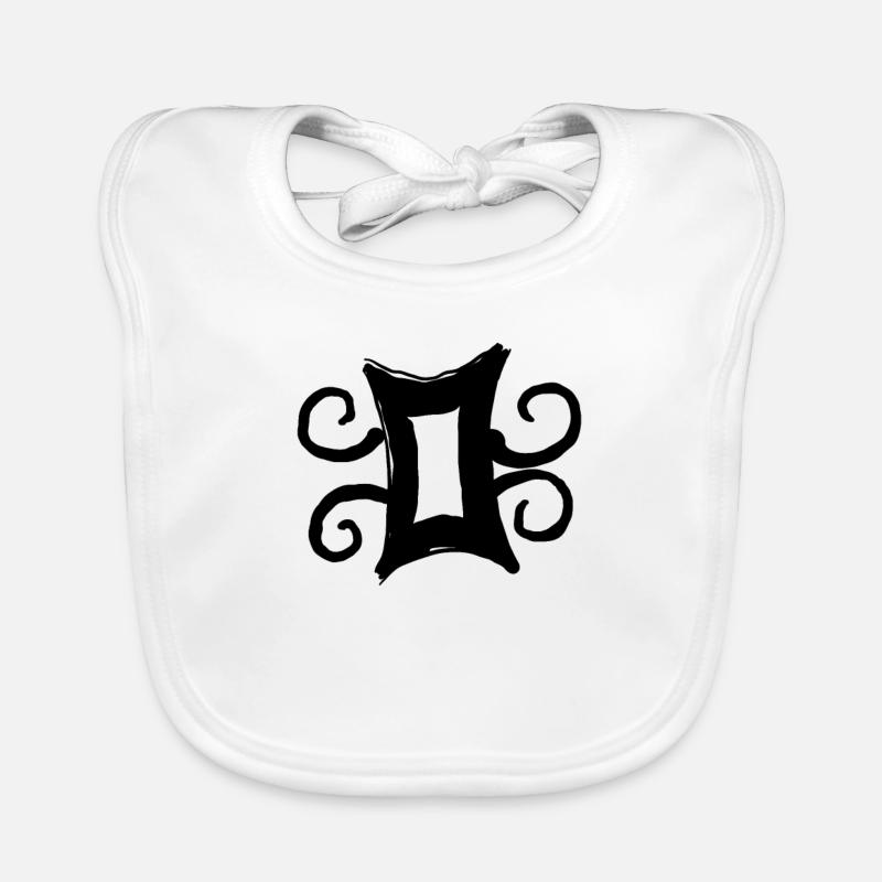 Egypt Ancient Symbol Jealousy Organic Baby Bibs