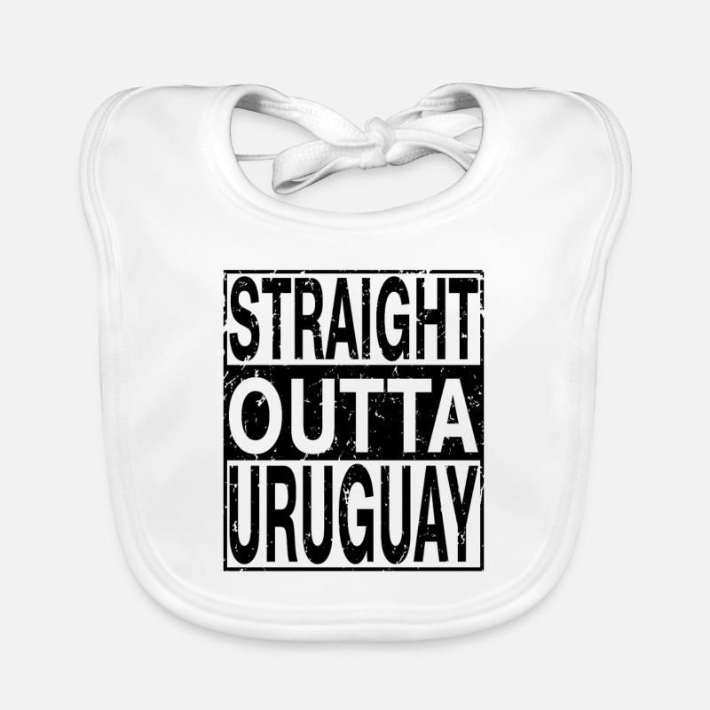 Uruguay Straight outta Uruguay Bavoir bio Bébé