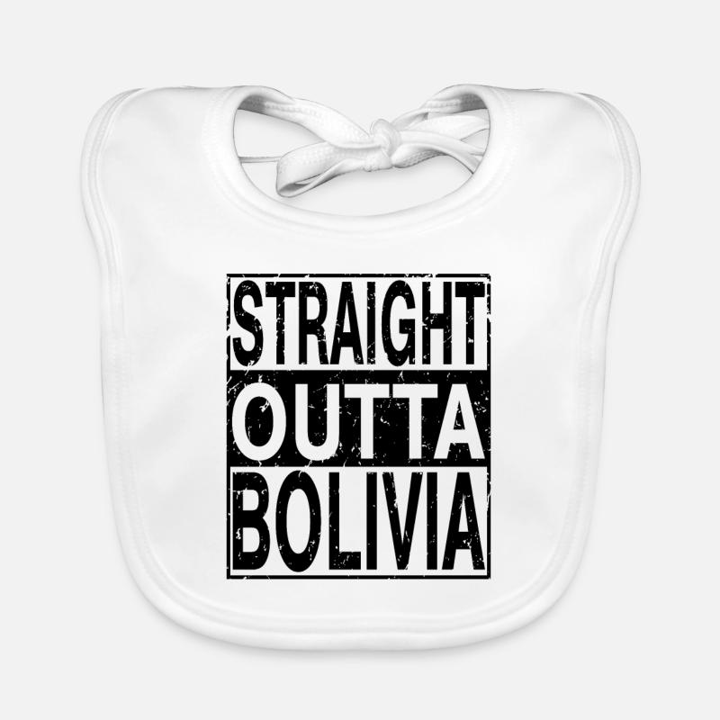 Bolivia Straight outta Bolivia Organic Baby Bibs