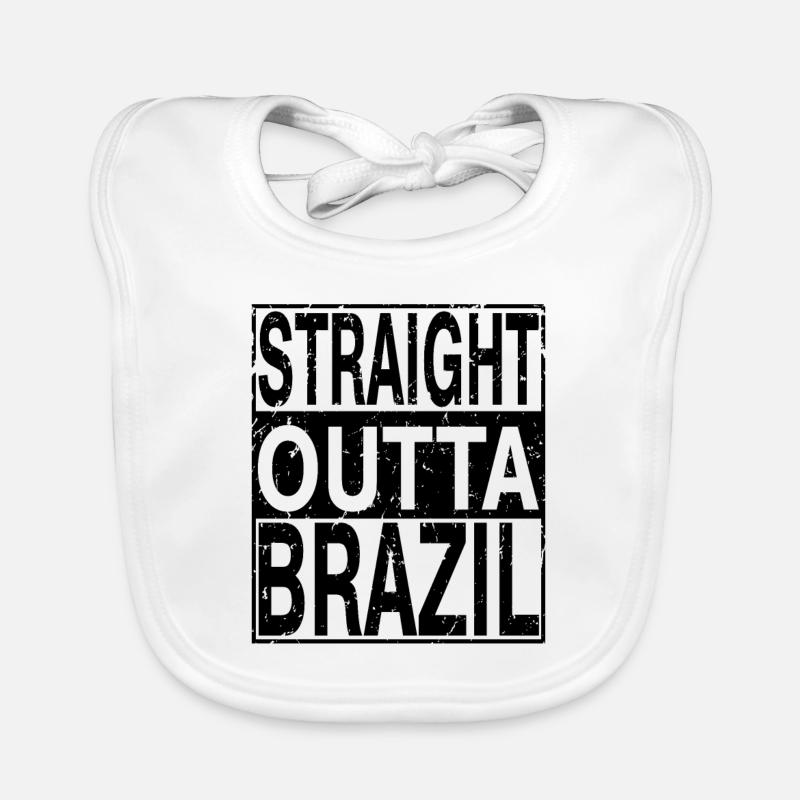 Brésil Tout droit sorti du Brésil Bavoir bio Bébé