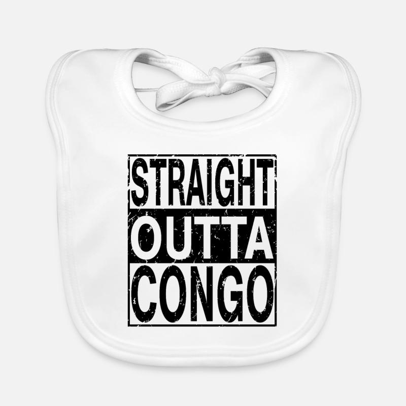 Congo Straight outta Congo Organic Baby Bibs