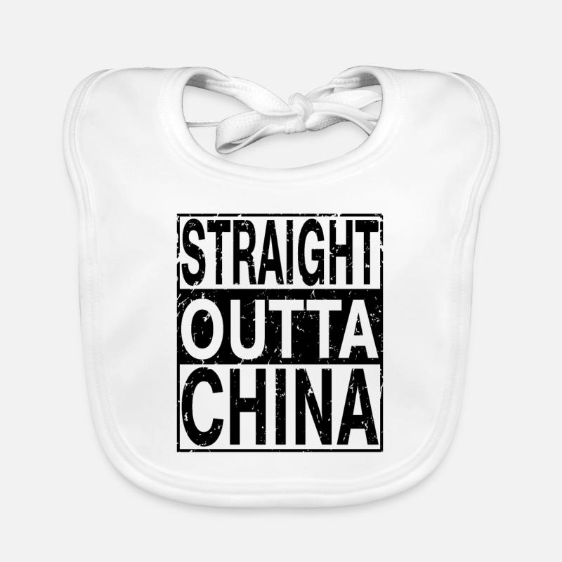 China Straight outta China Baby Bio-Lätzchen
