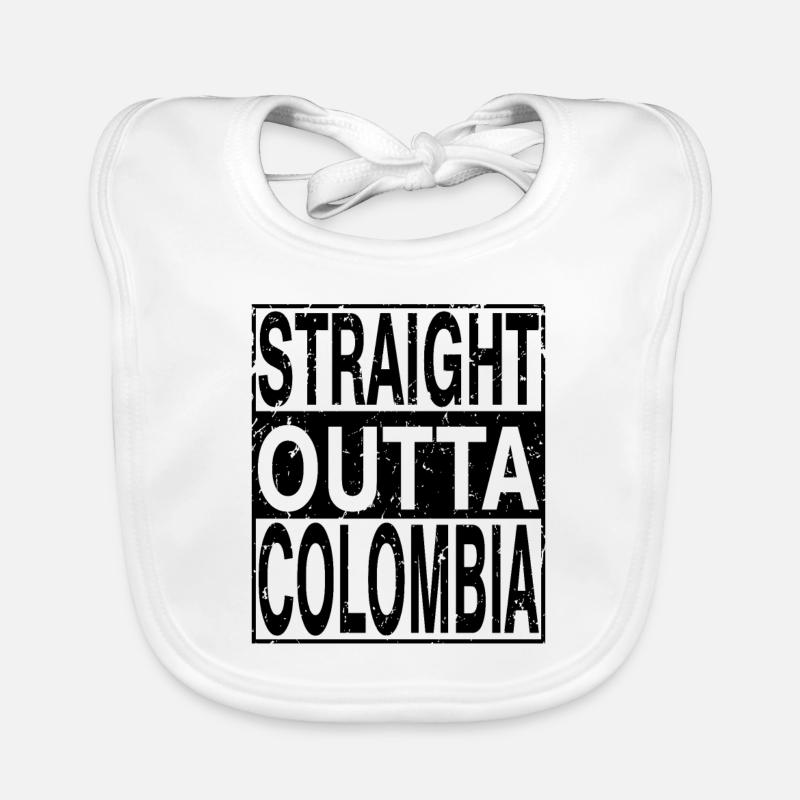 Colombia Straight outta Colombia Organic Baby Bibs