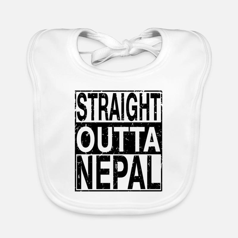 Nepal Straight outta Nepal Organic Baby Bibs