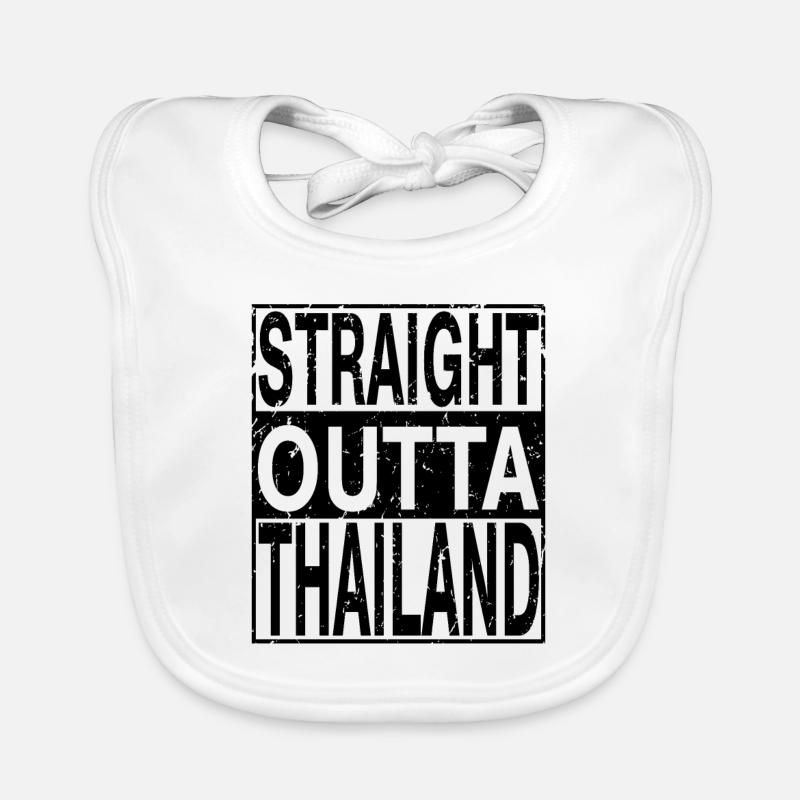Thailand Straight outta Thailand Organic Baby Bibs