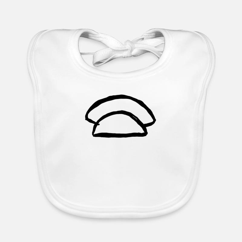 Egypt Ancient Symbol Khepri Organic Baby Bibs