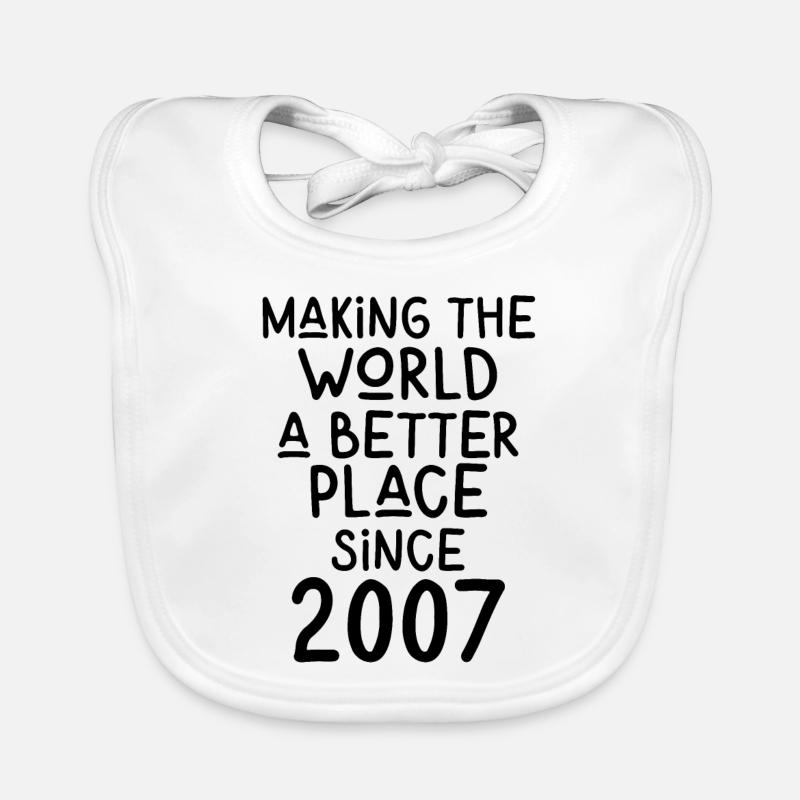 Rendre le monde meilleur depuis 2007 Bavoir bio Bébé