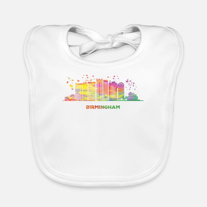 Birminghamer Skyline Birmingham Bavoir bio Bébé