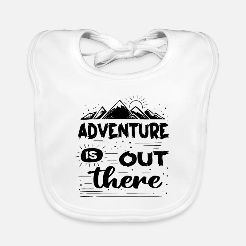 Camping Cadeau Campfire Tents Trip Organic Baby Bibs