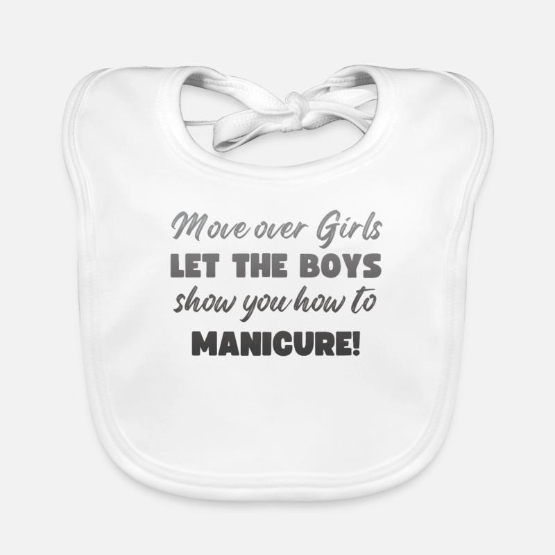 Platz Da, Mädchen - Nageltechnikerinnen Baby Bio-Lätzchen