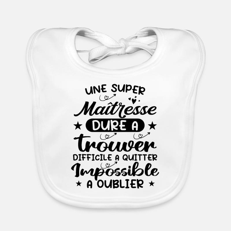 Une Super Maîtresse Bavoir bio Bébé