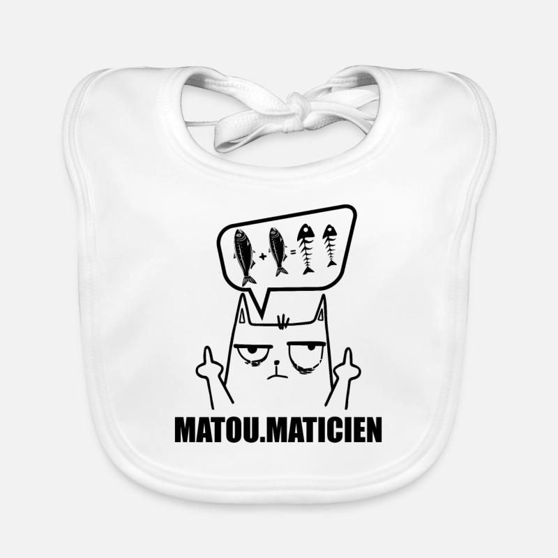 Mathématiques, Mathématicien, Fan de Math Bavoir bio Bébé