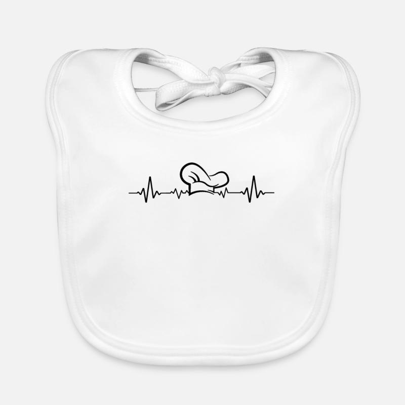 Chef de cuisine heartbeat chef chef Baby Bio-Lätzchen