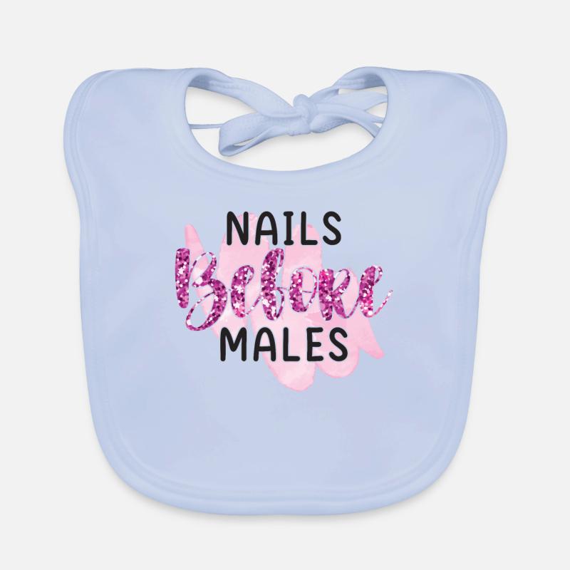 Nails Before Men Manucure Nail Tech Bavoir bio Bébé