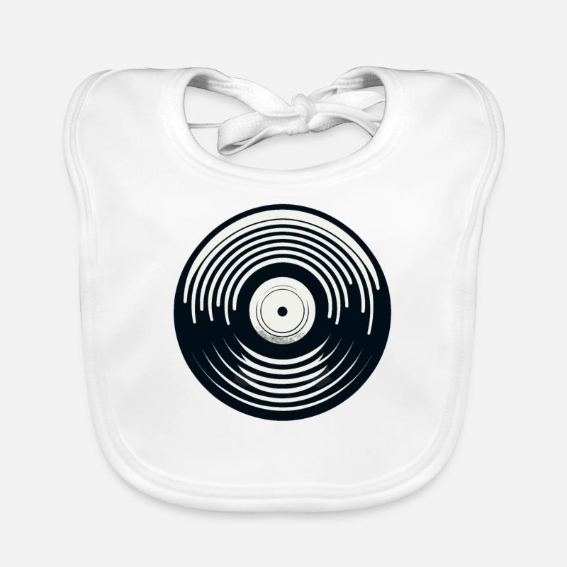 Disque vinyle Bavoir bio Bébé