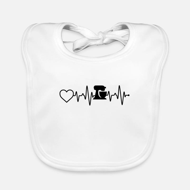 Heartbeat Food Processor Organic Baby Bibs