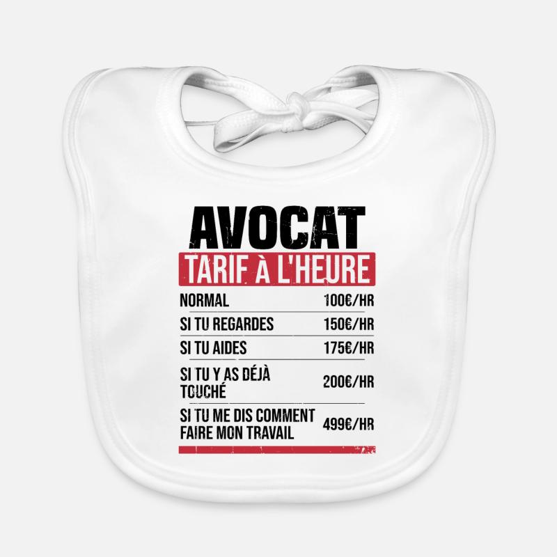 Avocado Hourly Rate Humor Gift Idea Organic Baby Bibs