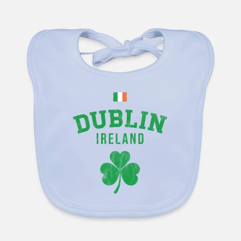 Dublin, Irlande Bavoir bio Bébé