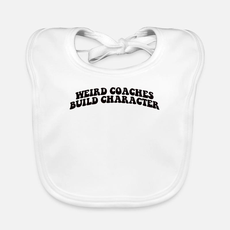 Weird Coaches Vormen Character Coach Bio-slabbetje voor baby's