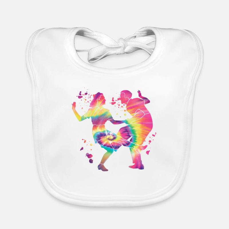 Tanzen Swing 60s Boogie Woogie Baby Bio-Lätzchen