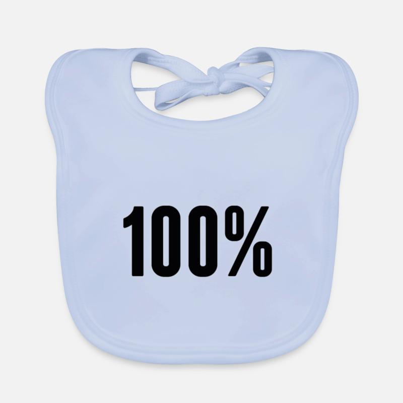 Pour cent Bavoir bio Bébé