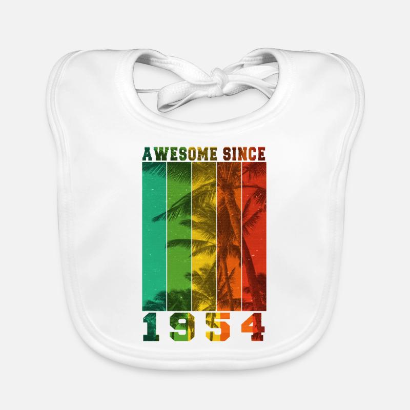 Awesome Since 1954 Organic Baby Bibs