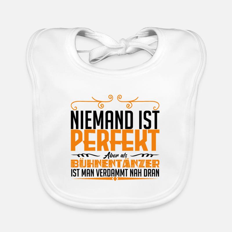 Bühnentänzer Beruf Geschenk ! Baby Bio-Lätzchen