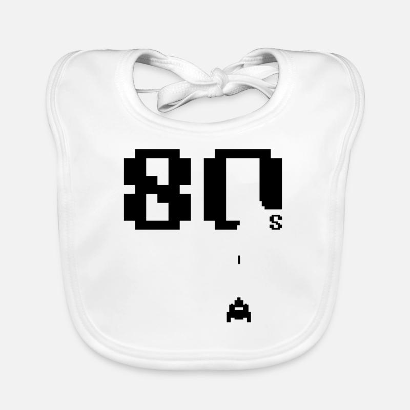 80's Organic Baby Bibs