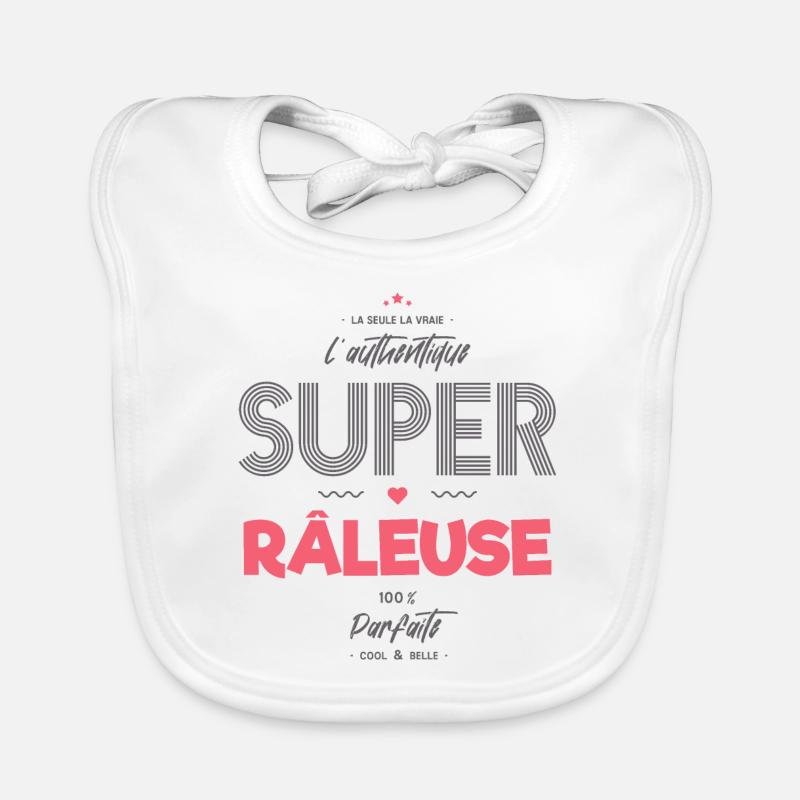 L authentique super râleuse Bavoir bio Bébé
