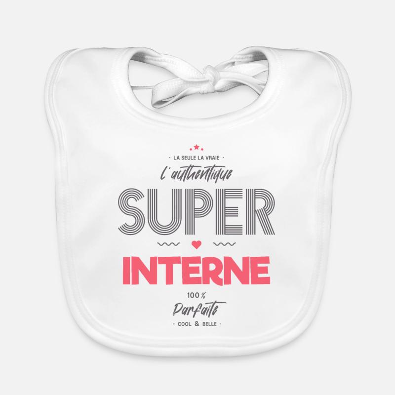 L authentique super interne Bavoir bio Bébé