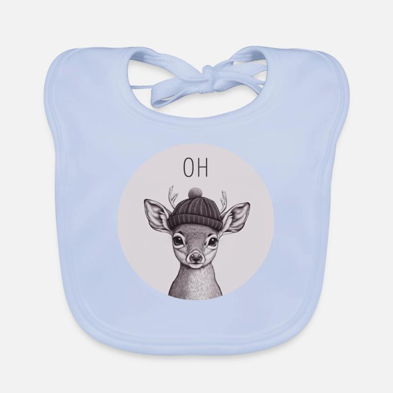 Oh Deer Baby Bio-Lätzchen