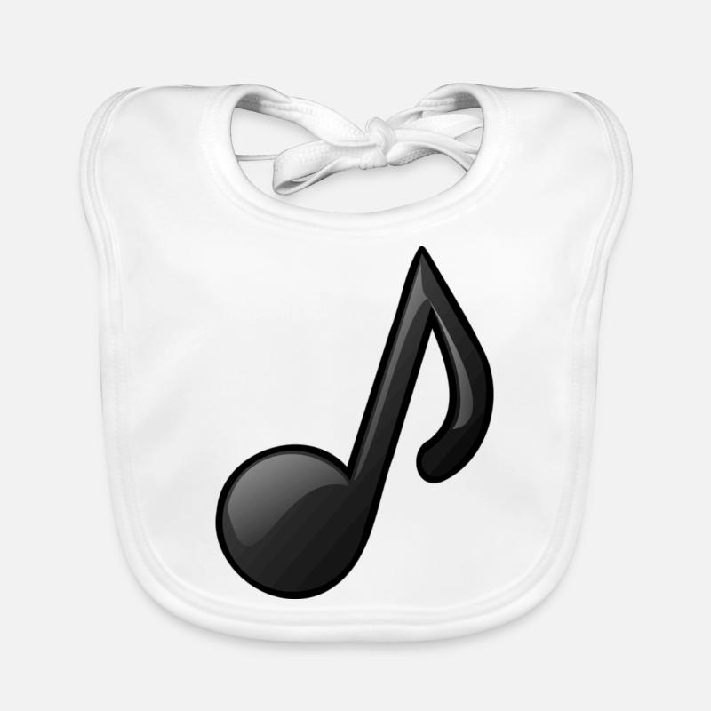 Note musicale Bavoir bio Bébé