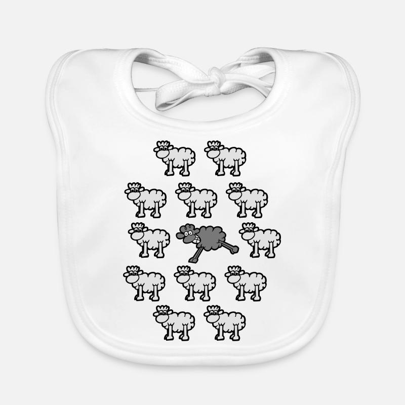 be different - Baby Bio-Lätzchen - Weiß