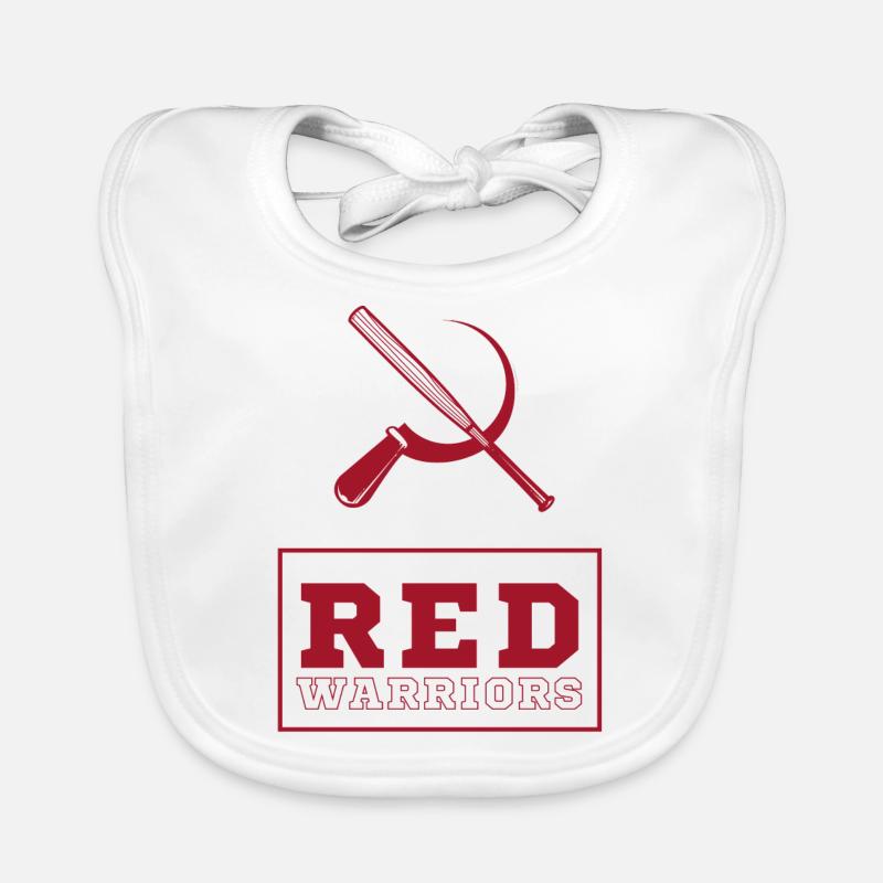 Red Warriors Logo2 Bavoir bio Bébé