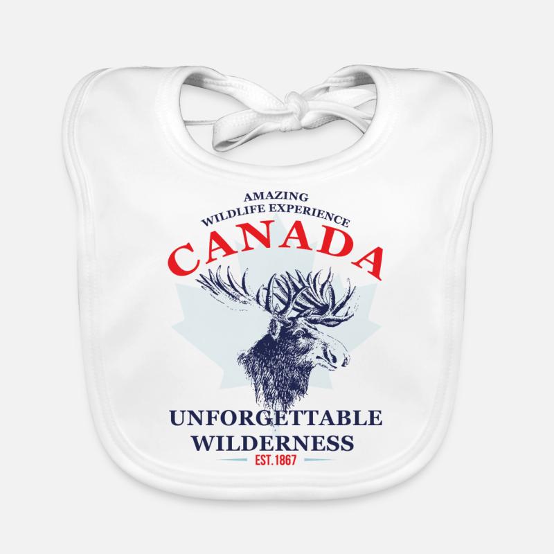 CANADA - MOOSE Baby Bio-Lätzchen