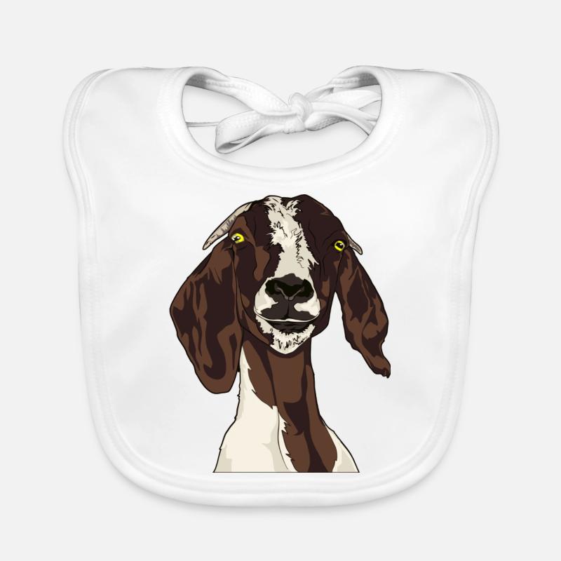 Ziege Baby Bio-Lätzchen