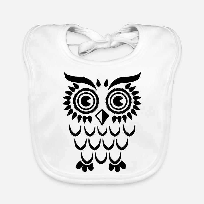 Owl Eule Bavoir bio Bébé