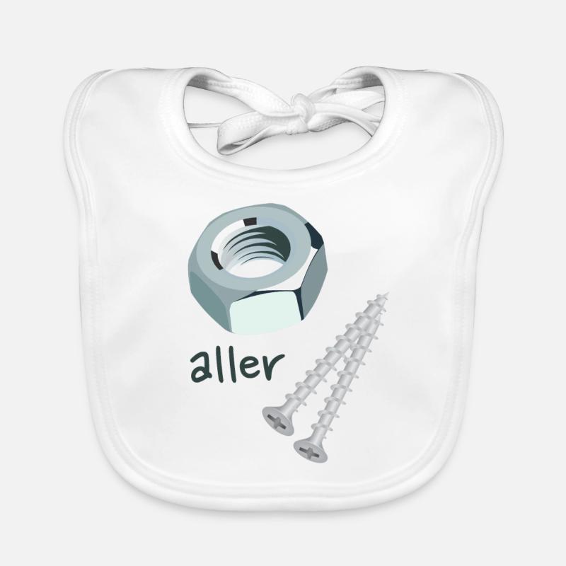 Mutter aller Schrauben Baby Bio-Lätzchen