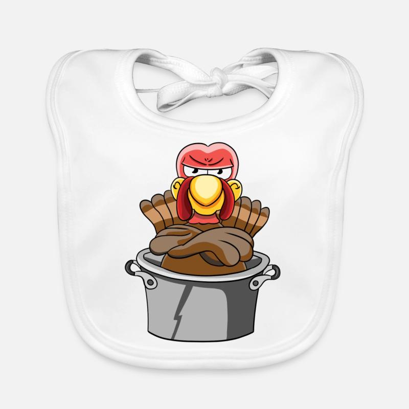 Dinde Bavoir bio Bébé