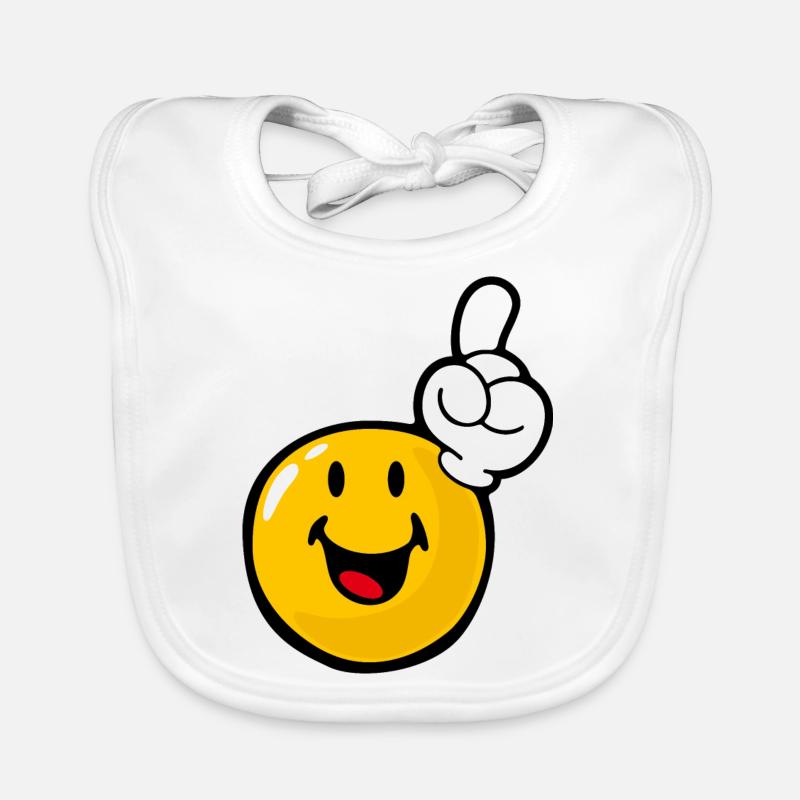 Smiley Eager Organic Baby Bibs
