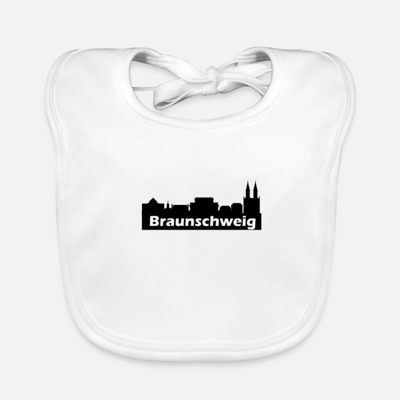 Braunschweig + Skyline Bavoir bio Bébé